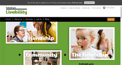 Desktop Screenshot of livability.org.uk